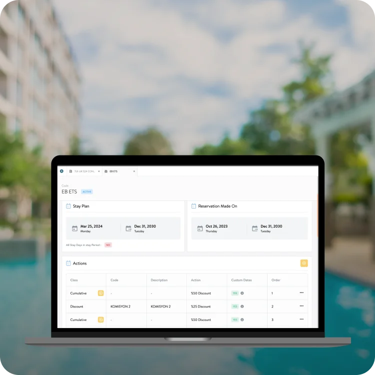 Contract management with Resort Manager