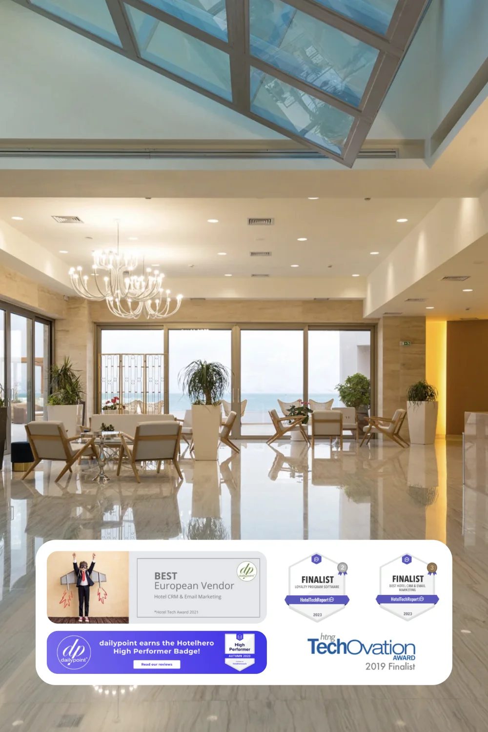 Artificial intelligence-supported hotel customer relationship management solution dailypoint<sup>™</sup> CRM
