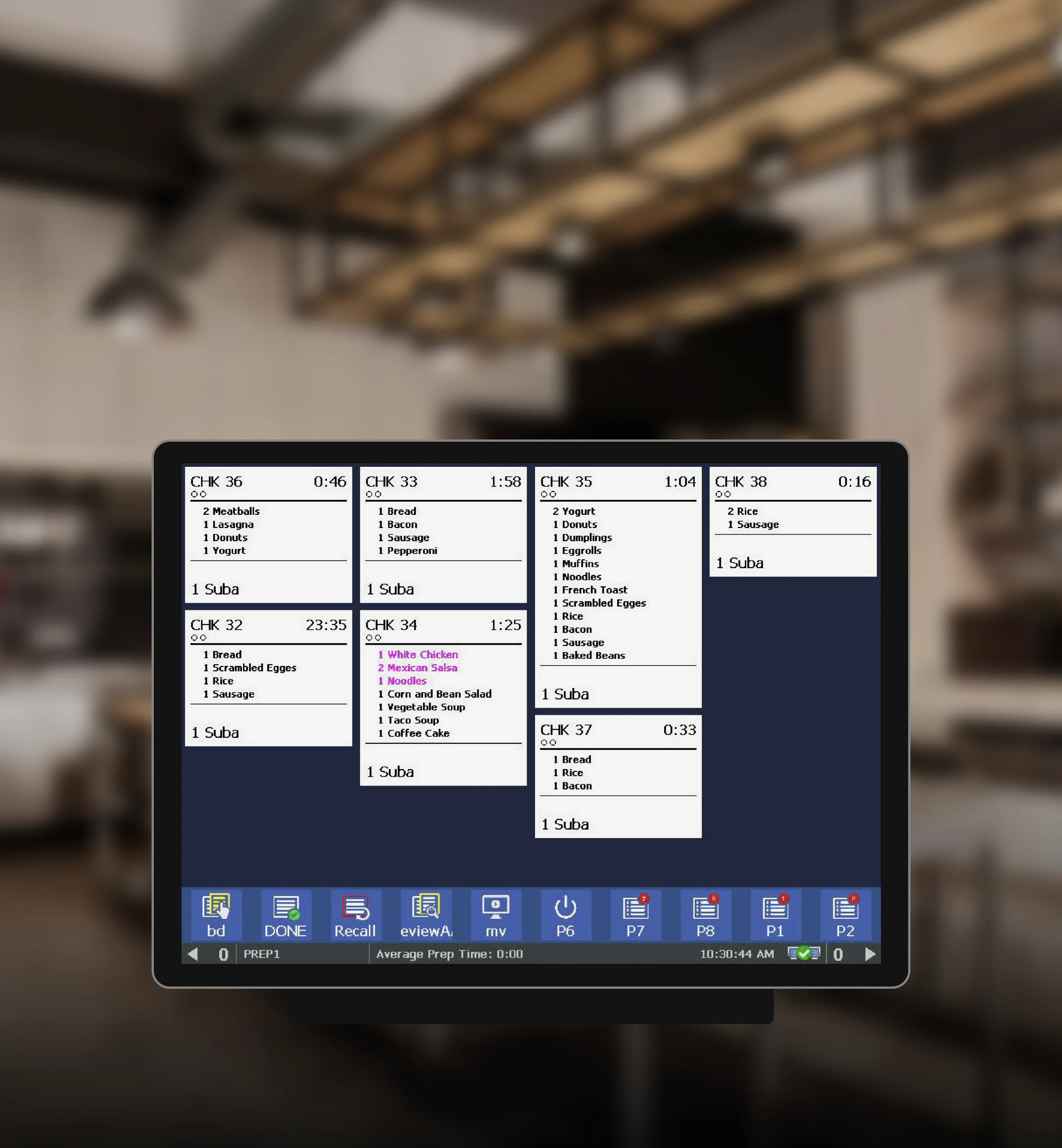 Speed, convenience, and maximum performance in order management with the Kitchen Tracking System!