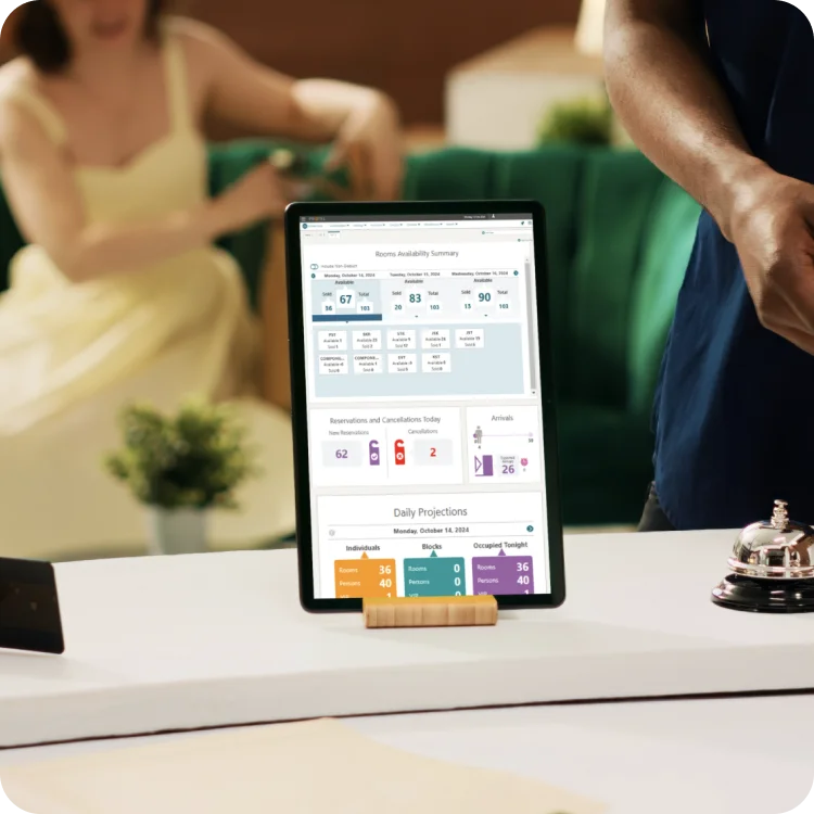 Compatible with hotel management systems