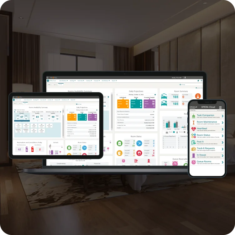 What is the OPERA hotel management system?