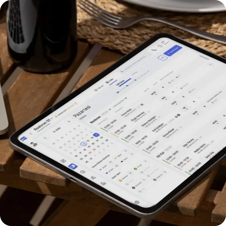 Cloud-based reservation management on a single screen